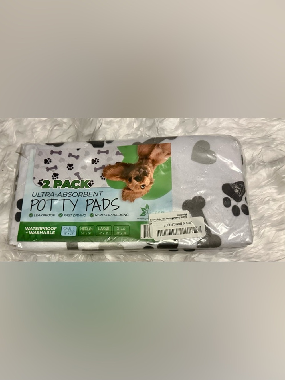 Pet Pads - Gray Paw Print Dog Training Pad